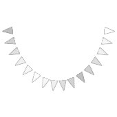 Klassische Elegance Silver to White Grace Banner (Alle)