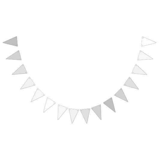 Klassische Elegance Silver to White Grace Banner (Alle)