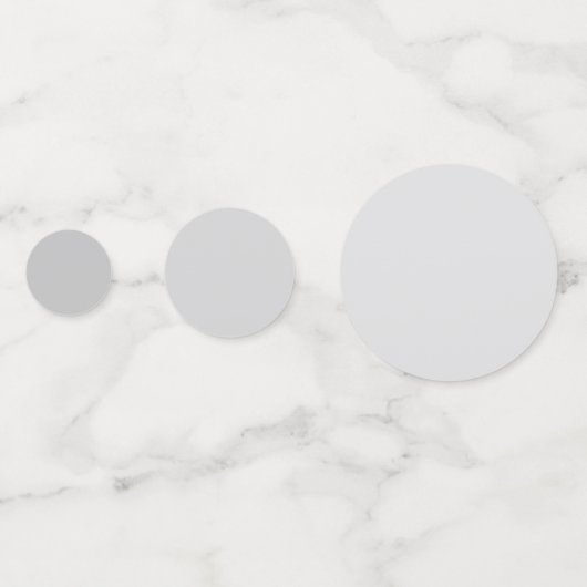 Klassische Elegance Silver to White Grace Table Konfetti (Vorderseiten)