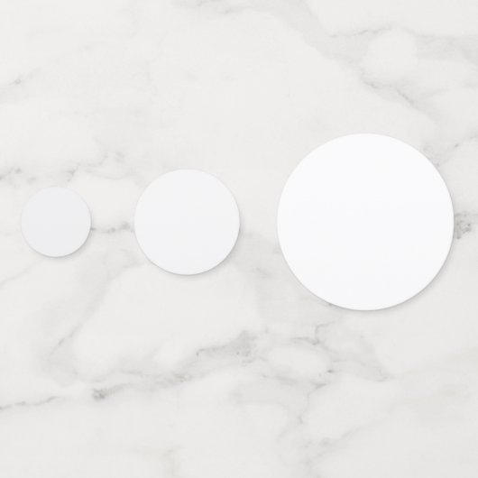 Klassische Elegance Silver to White Grace Table Konfetti (Rückseiten)