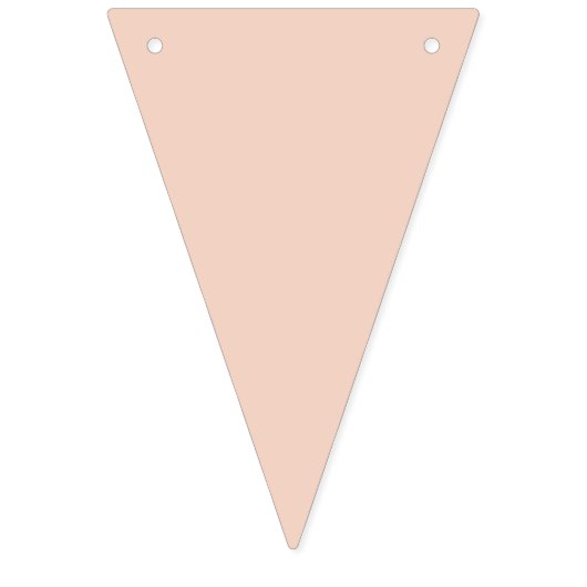 Klassische Elegance Taupe zum Blush Gradient Banne Wimpelkette (Dritte Fahne)