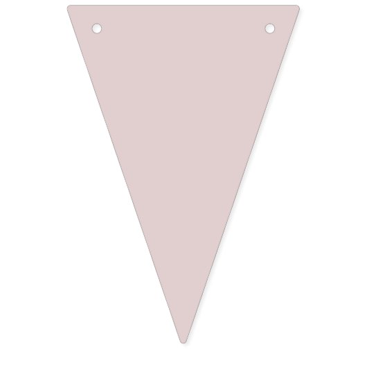 Klassische Elegance Taupe zum Blush Gradient Banne Wimpelkette (Zweite Fahne)