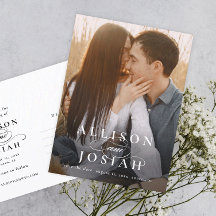 Klassische Elegant Names Foto Hochzeit speichern d