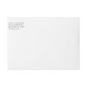 Klassische Elegant-Weißkalligrafie Minimal (Vorderseite)