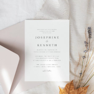 Klassische Elegante Bibel Verse Christliche Hochze Einladung