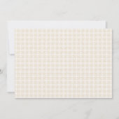 Klassische Elegante Blumendusche Einladung (Rückseite)