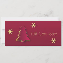 Klassische Elegante Gold Red Christmas Tree Gesche