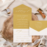 Klassische Elegante Goldene Hochzeit