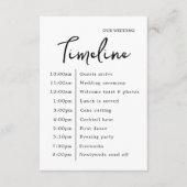 Klassische Elegante Hochzeitstil-Erweiterung Begleitkarte (Vorderseite)