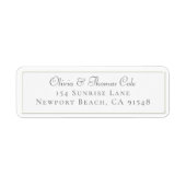 Klassische Elegante Imitate mit minimalem Rückgabe (Vorne)