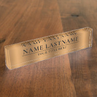 Klassische Elegante Imitats Bronze Copper Brown