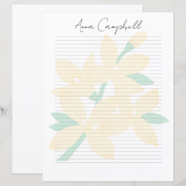 Klassische elegante Monogramm-Schrift Briefpapier