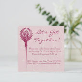 Klassische Elegante Party Einladung (Stehend Vorderseite)