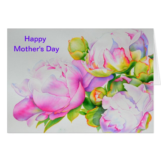 Klassische, elegante, rosafarbene, bläserne Perle (Vorderseite (Horizontal))