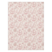 Klassische Elegante schicke Rose Beige Reittour Tischdecke (Vorderseite)