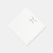 Klassische Elegante Schlicht einfach Serviette (Ecke)