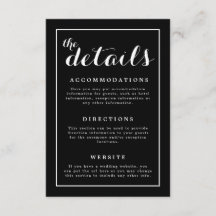 Klassische Elegante Schwarz & Weiß Hochzeit