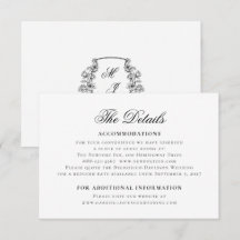 Klassische Elegante Schwarz-weiße Hochzeitdetails