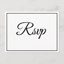 Klassische Elegante Script-UAWG Postkarte