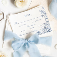 Klassische elegante staubblaue Blumenhochzeit