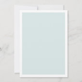 Klassische, elegante, traditionelle Hochzeit im Wa Einladung (Rückseite)