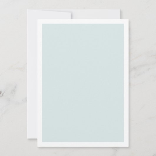 Klassische, elegante, traditionelle Hochzeit im Wa Einladung (Rückseite)