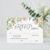 Klassische Elegante UAWG, Response, Antwortkarten Begleitkarte (Stehend Vorderseite)