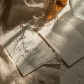 Klassische Elegante Vintage Hochzeitsdetails Begleitkarte