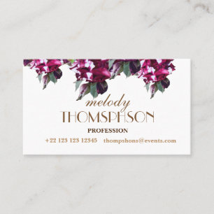 Klassische, elegante Visitenkarten Visitenkarte