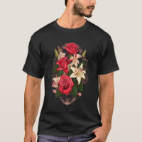 Klassische Eleganz: Blumenstrauß-T-Shirt