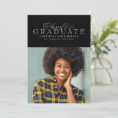 Klassische Eleganz des Abschlusses 2025 Ankündigung (Stehend Vorderseite)