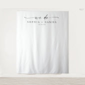 Klassische Eleganz, die wir im Hintergrund ausrich Wandteppich (Vorderseite)