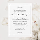 Klassische Eleganz Einladung