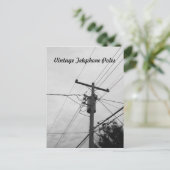 Klassische elektrische Infrastruktur Postkarte (Stehend Vorderseite)