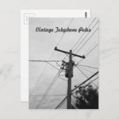 Klassische elektrische Infrastruktur Postkarte (Vorne/Hinten)