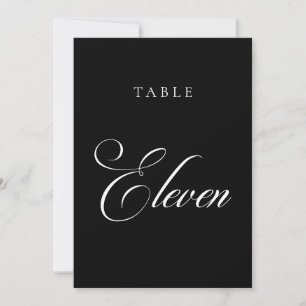 Klassische Elfenbein-Kalligrafie-Hochzeitstisch-Nu Einladung