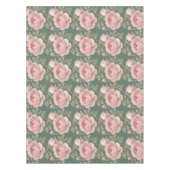 Klassische englische Rosen in Blassrosa Tischdecke (Vorderseite)