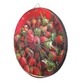 Klassische Erdbeeren Dartscheibe (Vorderseite rechts)