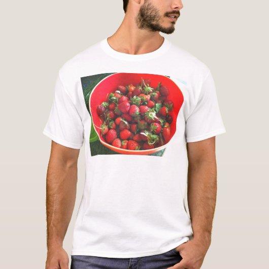 Klassische Erdbeeren T-Shirt (Vorderseite)