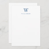 Klassische erste Notecard Einladung (Vorne/Hinten)