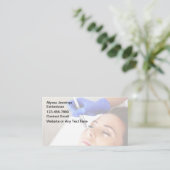 Klassische Facial Esthetician Business Cards Visitenkarte (Stehend Vorderseite)