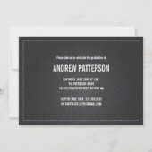 Klassische Fahnen-Abschluss-Foto-Mitteilung Einladung (Rückseite)