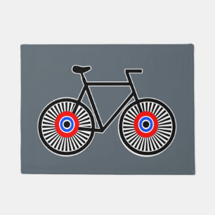 Klassische Fahrrad-Ziel-Speichen Fußmatte