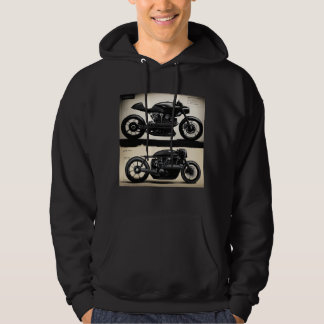 Klassische Fahrten in Schwarz und Weiß Hoodie