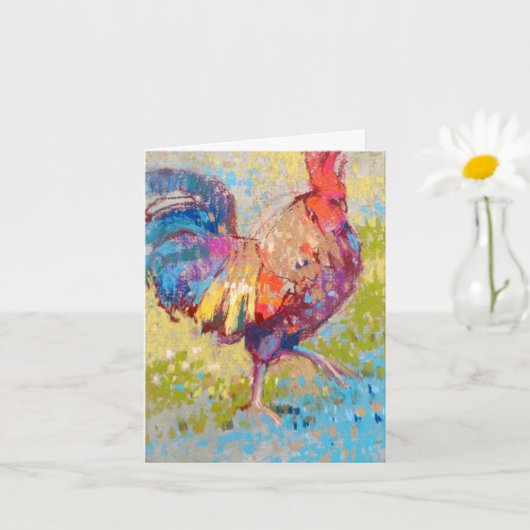 Klassische Faltkarte Karte (Kleine Pflanze)