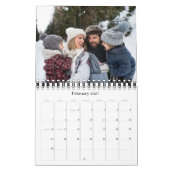 Klassische Familie mit einfachem Marinebraut Kalender (Feb 2027)