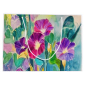 Klassische Farben Wasserfarben Morgengläser Große Geschenktüte (Rückseite)