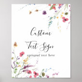 Klassische Farbige Schriftzeichen für frei lebende Poster (Vorne)