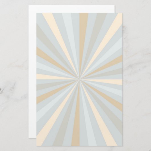 Klassische Farbtöne harmonisches Spinnrad Briefpapier (Vorne/Hinten)