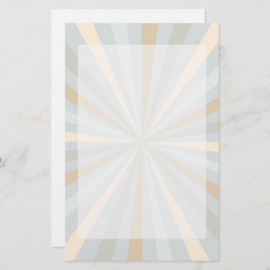 Klassische Farbtöne Harmony Bold Spinning Wheel Briefpapier (Vorne/Hinten)